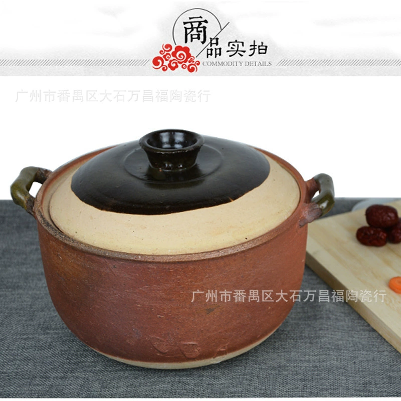 Традиционные Гуанси подлинной почвы запеканка коммерческих Чаошань запеканка каша глиняный горшок суп горшок каша почвы запеканка оптом тушеная кастрюля