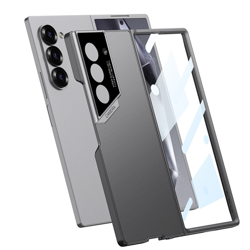 Cross-border Applicable Samsung Zfold6 Raptor Phone Case Frosted Hard Case Simple Wind Case Film Integrated Amazon Hard Case Cross-border Applicable Samsung Zfold6 Raptor Phone Case Frosted Hard Case Simple Wind Case Film Integrated Amazon Hard Case