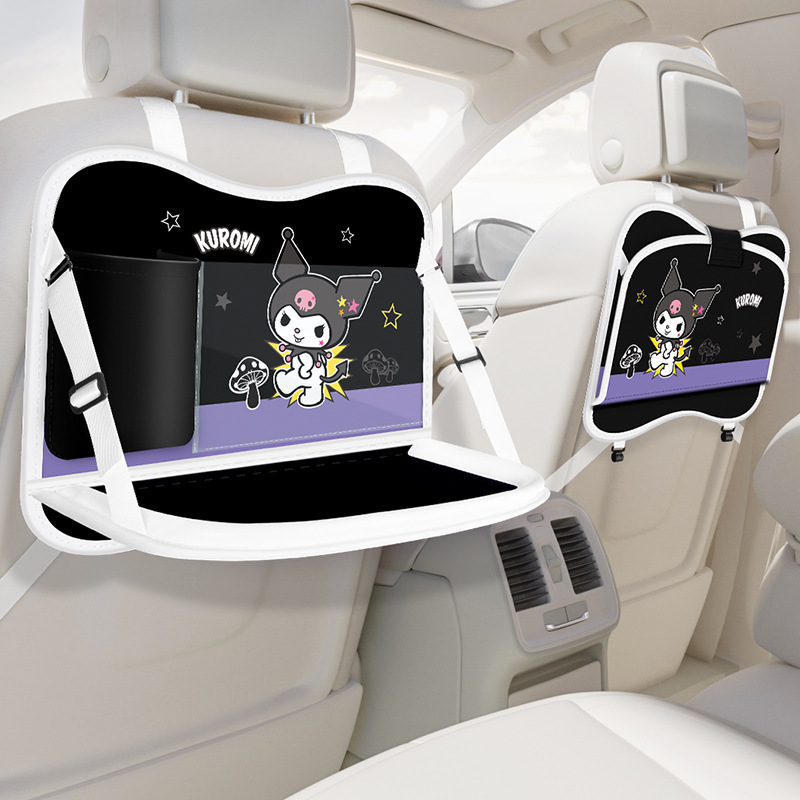 Car Garbage Bag Storage Bag Car Chair Back Bag Touch Screen Transparent Pocket Storage Bag Foldable Dining Table Storage Bag