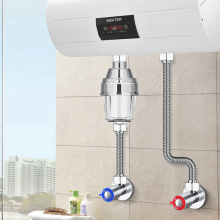 热水器前置过滤器家用自来水龙头管道花洒不锈钢滤芯铜头阻垢器