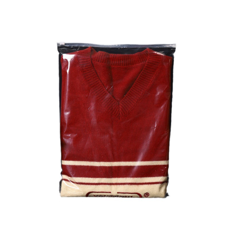Bolsa transparente con cremallera de PE, camiseta, ropa, bolsa de embalaje de plástico, bolsa con cremallera esmerilada, almacenamiento de zapatos, bolsa ziplock al por mayor