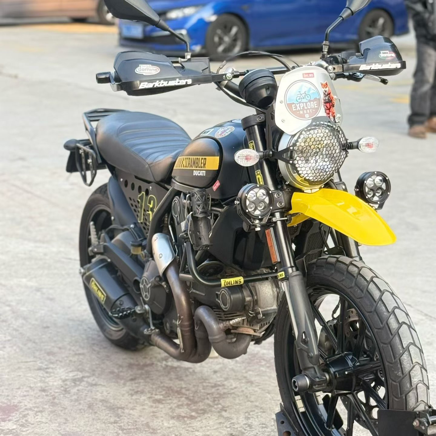 Suitable for Ducati Freedom 800 Scrambler modified crash bars, engine bumpers, and body protection bars