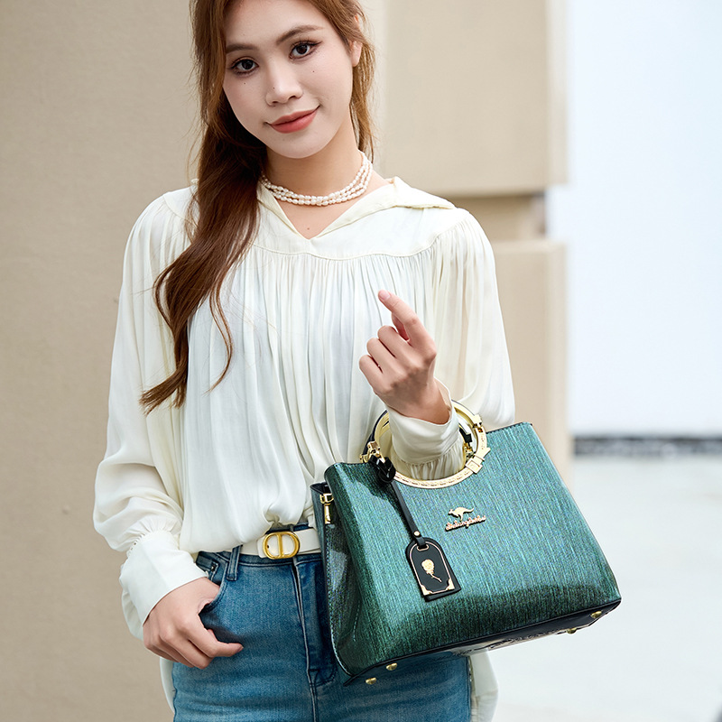 Bolso de moda transfronteriza nuevo bolso de mujer bolso de alta calidad bolso de mujer bolso de hombro canguro brillante bolso de mano