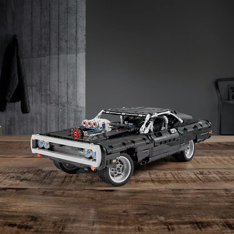 Compatible with Lego Technic Donald's Dodge Charger 42111 Building Blocks Fast & Furious Cross-Border Technic
