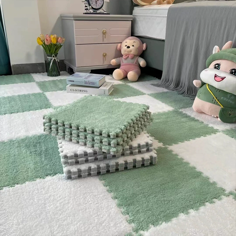 INS Wind Детская комната Полный магазин Flip -режим Foam Switching Plush Plush Plasma Carpet Bedroom