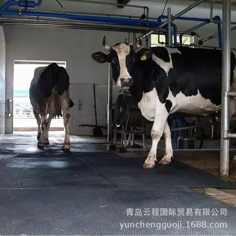 Противоскользящая резиновая прокладка для животноводческой фермы, квадратный узор, точечный узор, может разрезать копыта коровы, противоскользящие и защищенные от падения травмы