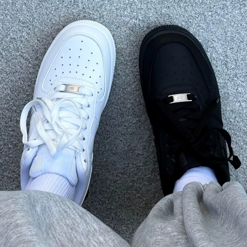 Cross-border new classic AF1 men's shoes, black sneakers, Air Force 1, casual shoes for couples, pure white low-top style