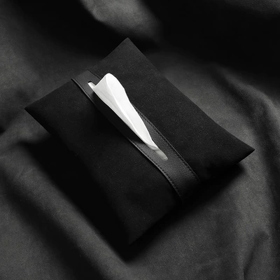 Tissue Bag, Car tissue box/set - quiet-black-retro