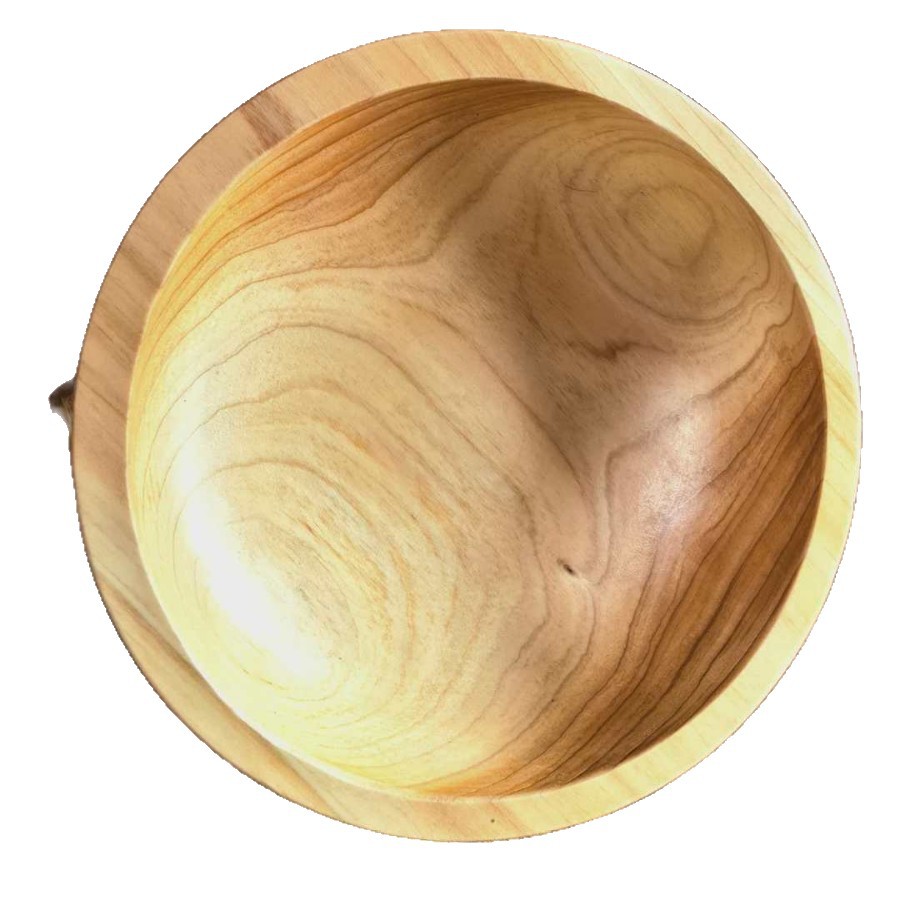 Placa de fruta redonda de madera sólida platos de ensalada platos de fruta sala de estar hoteles hogares almacenar bocadillos platos de fruta seca platos de fruta de forma especial image 5