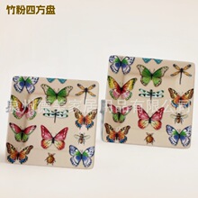 ʳƷ������ķ��P ���w�S���αP melamine bamboo plate dish