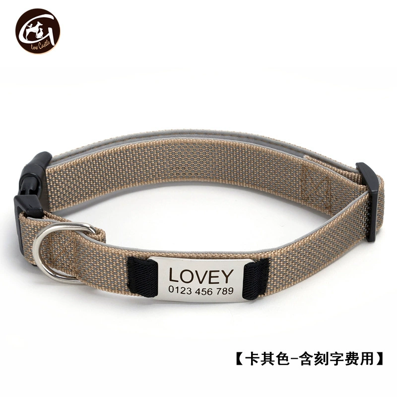 Retroreflective multicoloured nylon soft choker, (Cross-border trading)