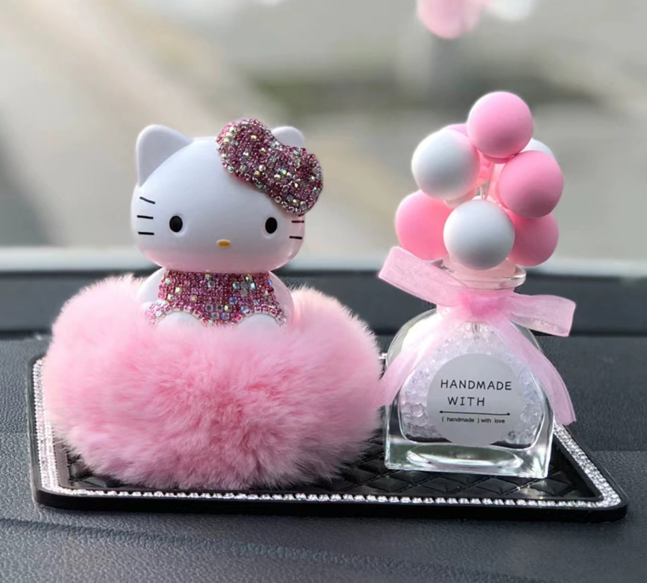Artículo creativo de la chica del mar adornos de automóviles perfume encantador ángel perfume de automóvil perla base de diamante perfumado perdurable