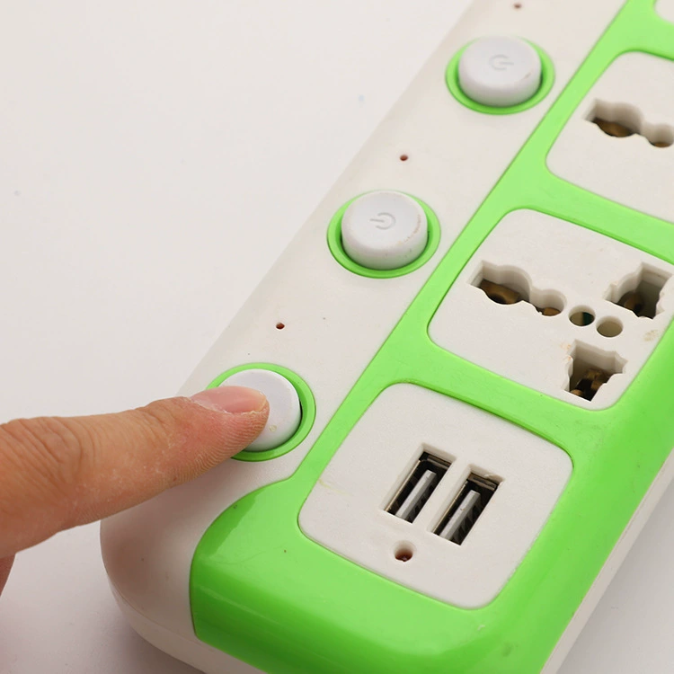Foreign trade multi -functional plug -in plate high -power multi -specification multi -specification multi -porous dump household power socket with USB