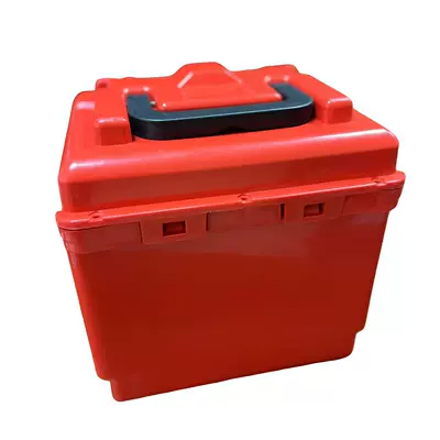 Lead-Acid Battery Box Empty Shell – Other Electric Vehicle Accessories - a-pair-of-thickened-split-battery-boxes-red