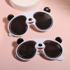 lovely panda Cartoon children sunlight glasses decorate Sunscreen Boy Sunglasses girl sunshade ultraviolet-proof glasses