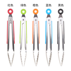 Stainless steel barbecue tongs, bread clips, hotel steak tongs, buffet kitchen meat tongs, spicy hot pot food tongs