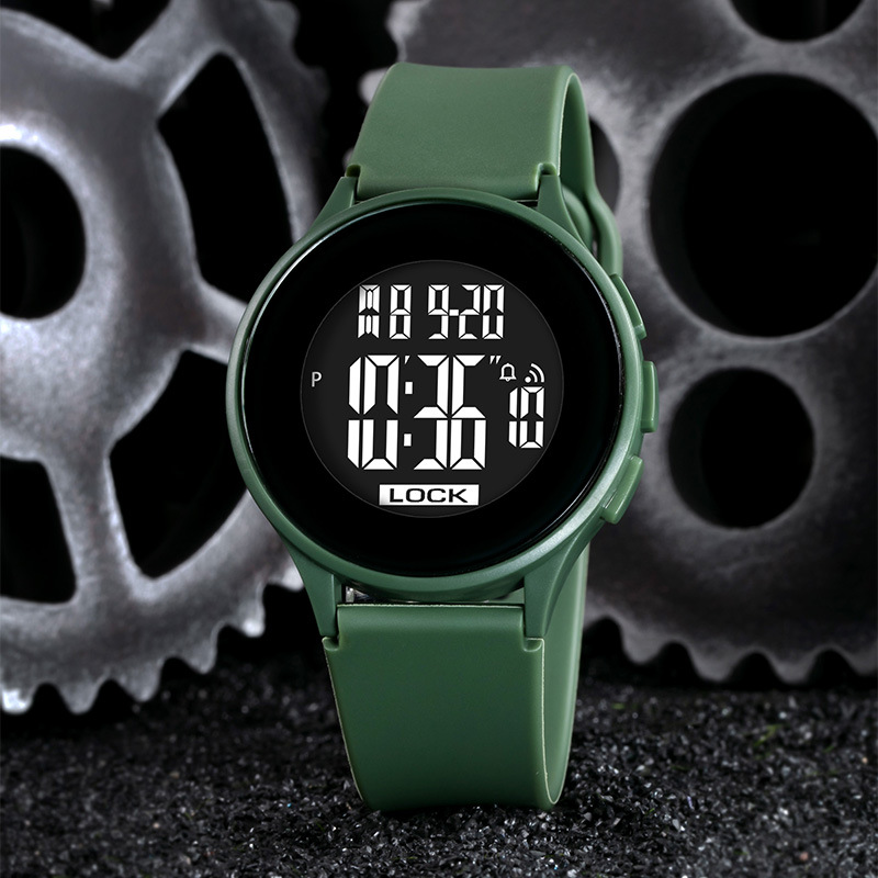Hombres y niñas estudiantes al aire libre cronógrafo reloj electrónico alarma multifuncional moda nocturna relojes electrónicos fabricantes al por mayor