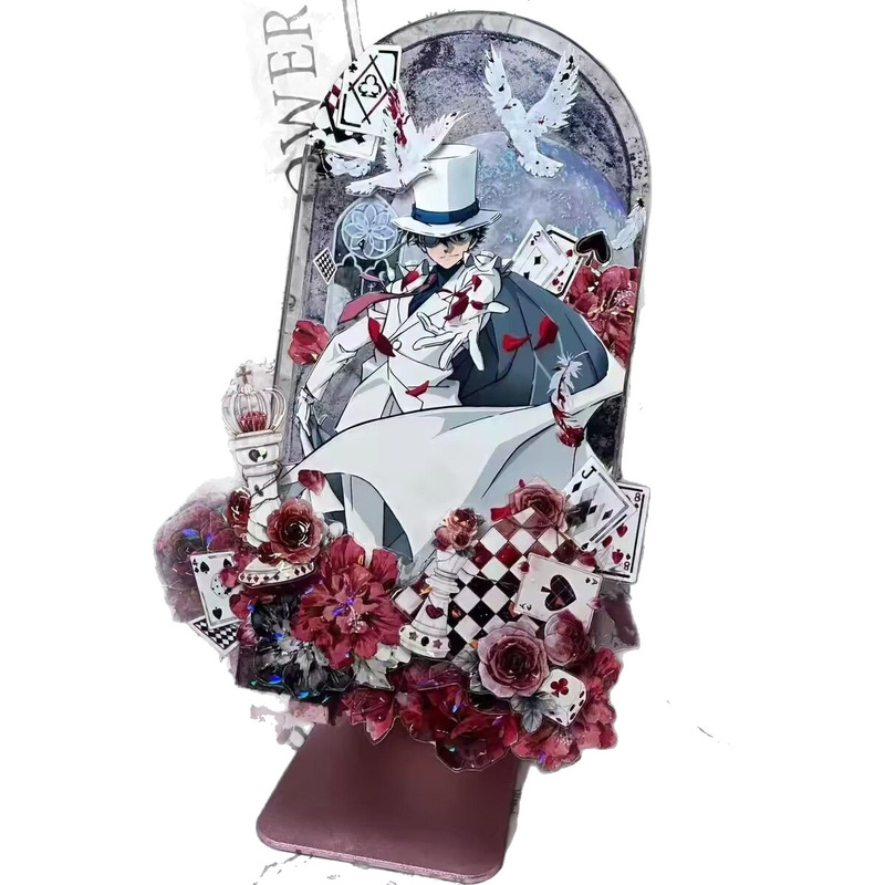 名探偵コナン アニメ周辺 アクリルスタンド 怪盗キッド 高価値卓上装飾品 装飾ギフト|undefined