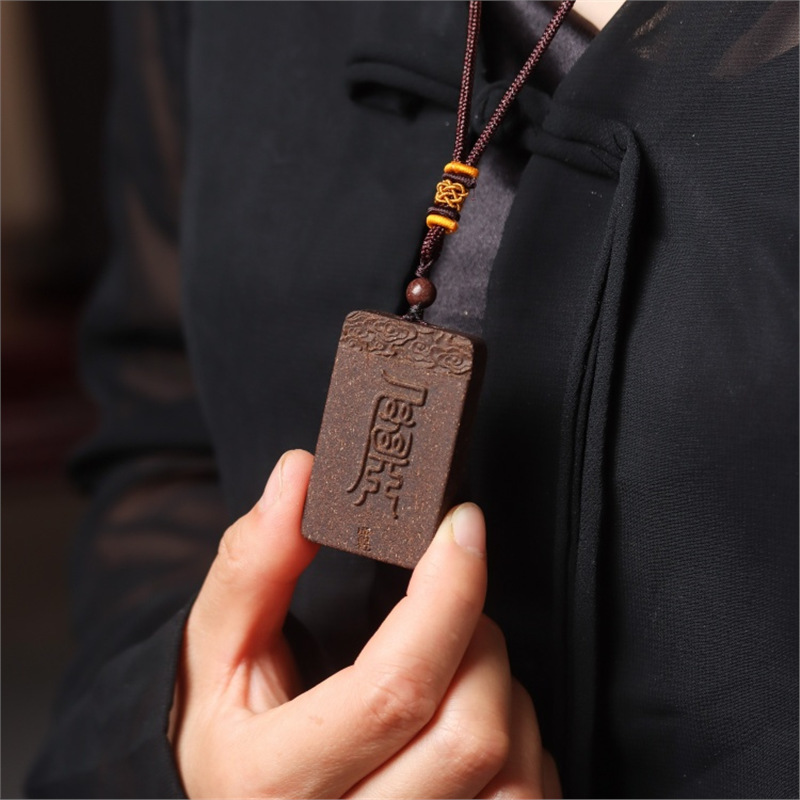 [Hexiang ブランド] 天然手作り古代十二精薬天然祝福カードペンダントネックハンギングトラックハンギング多用途|undefined
