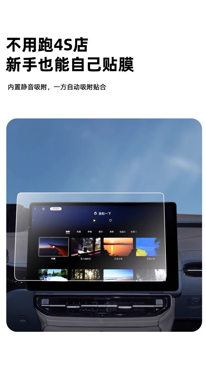Haobo Ht Special Screen Tempered Film, Central Control Navigation Instrument Film, Matte Accessories, Modified Interior Car Supplies