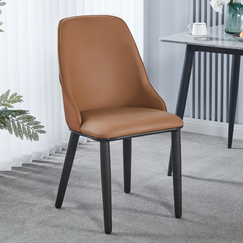 Silla de comedor moderna y simple silla de comedor de lujo ligera silla de comedor silla de mahjong confortable silla de recepción silla de hotel