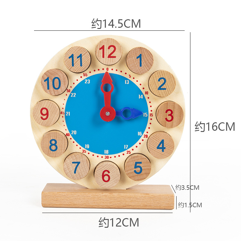 Reloj de aprendizaje para niños, ayudas didácticas, aprendizaje de jardín de infantes, relojes y modelos cognitivos del tiempo, juguetes digitales para estudiantes de primaria