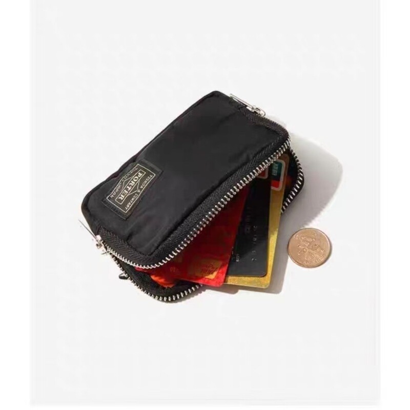 New Japanese-Style Unisex Personalized Zipper Short Wallet Clutch Coin Card Holder Mini Pocket Organizer