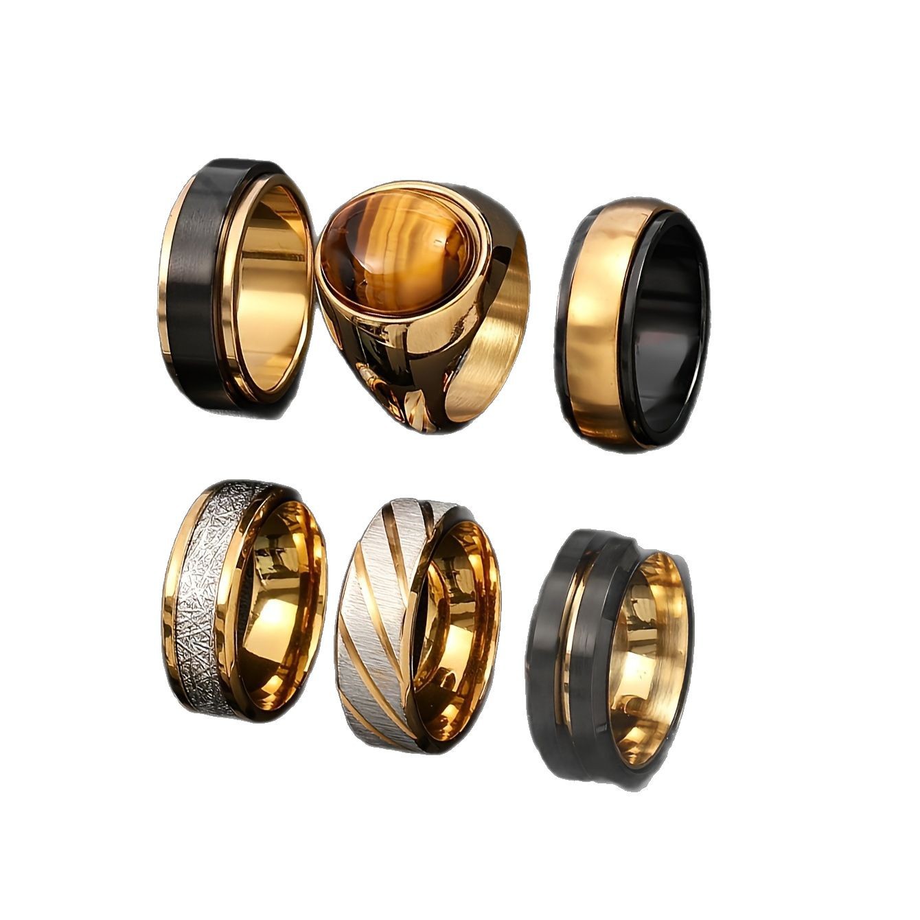 Designer Men's Ring Minimalist Modern Style For Refined Gentlemen_voghion.com