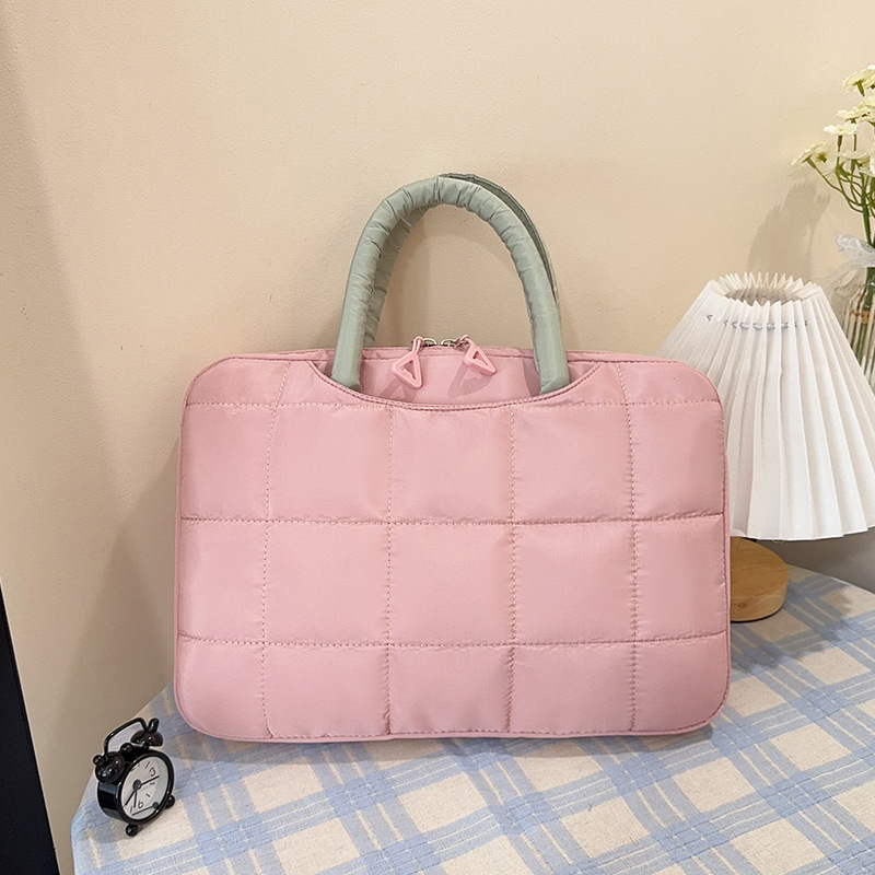 Bolsa de computadora grande rosa