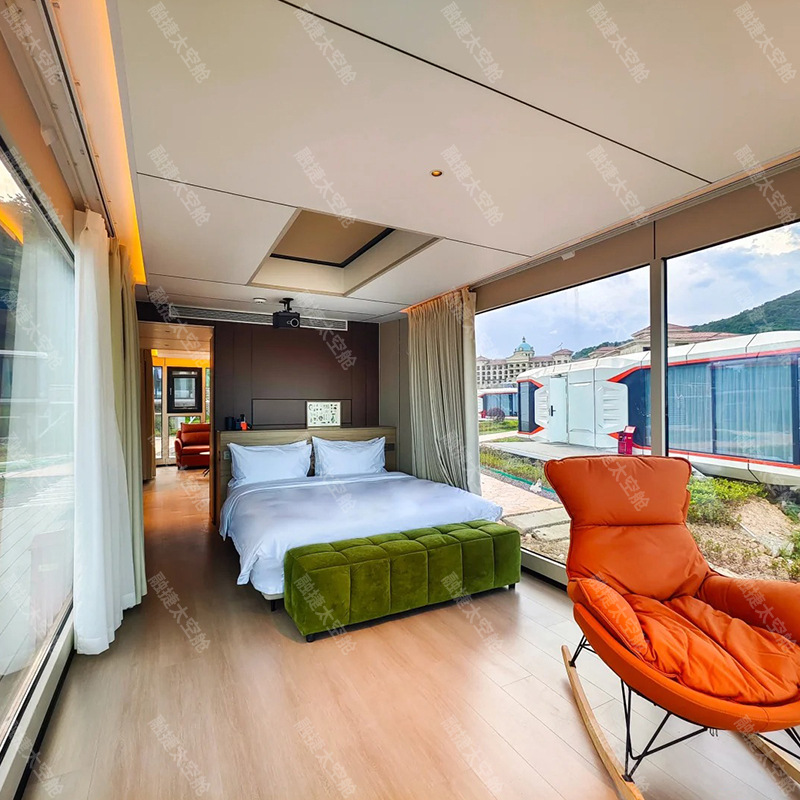 Rongjie Red Net Space Capsule Mobile Room B & B Capsule house Scenic Hotel Starry Sky Room Ventas directas de fábrica