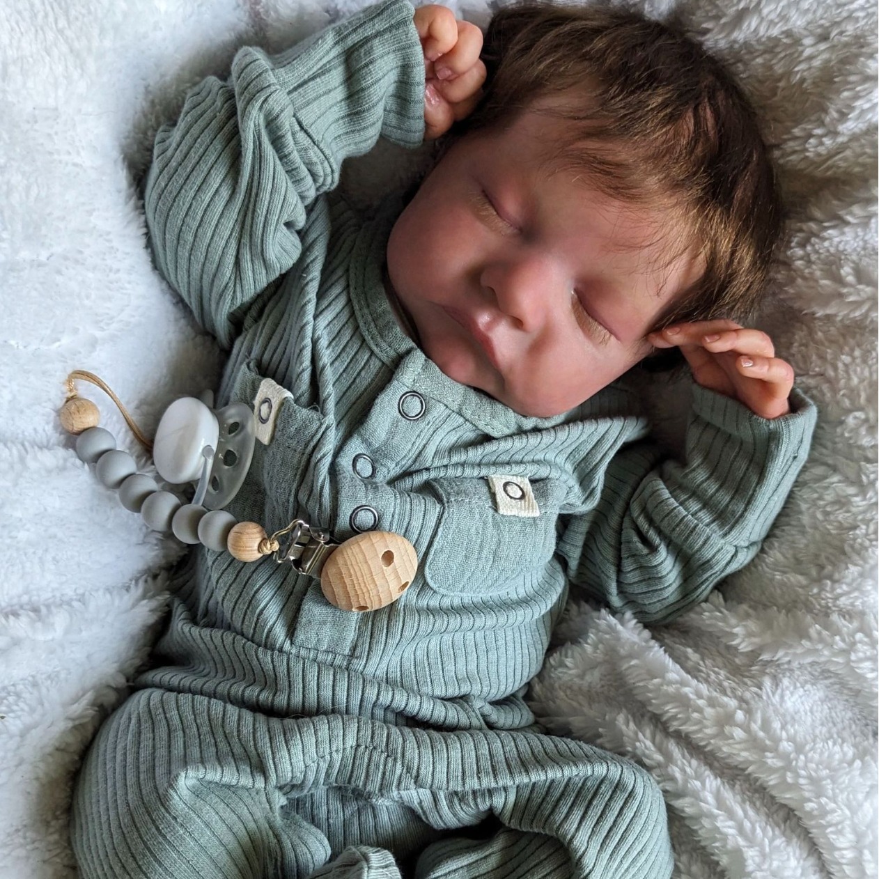 Muñeca Reborn de 46 cm, Bebé Realista Levi, Comercio Electrónico Transfronterizo, Suministro de Blue Ocean, Dropshipping