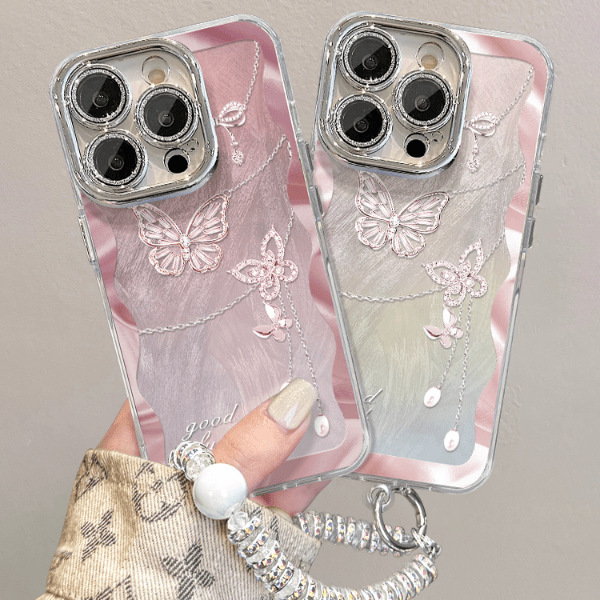 Suitable for Mi Xiaomi 15/14 Mobile Phone Case K80/K70/K60 Redmi Note14 Pro Feather Yarn 13 Butterfly 339