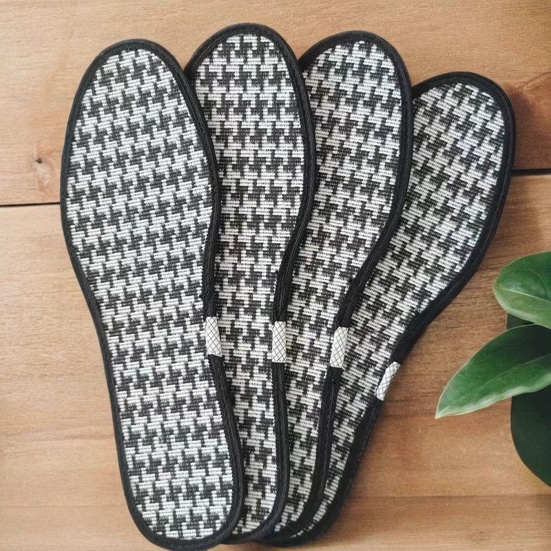Противопахнущие стельки держат аромат, дышащий пот, дышащий хлопок, конопля, бамбуковый уголь, мужская женщина, запах, мягкое дно, комфорт четыре сезона оптовая продажа бесплатная доставка
