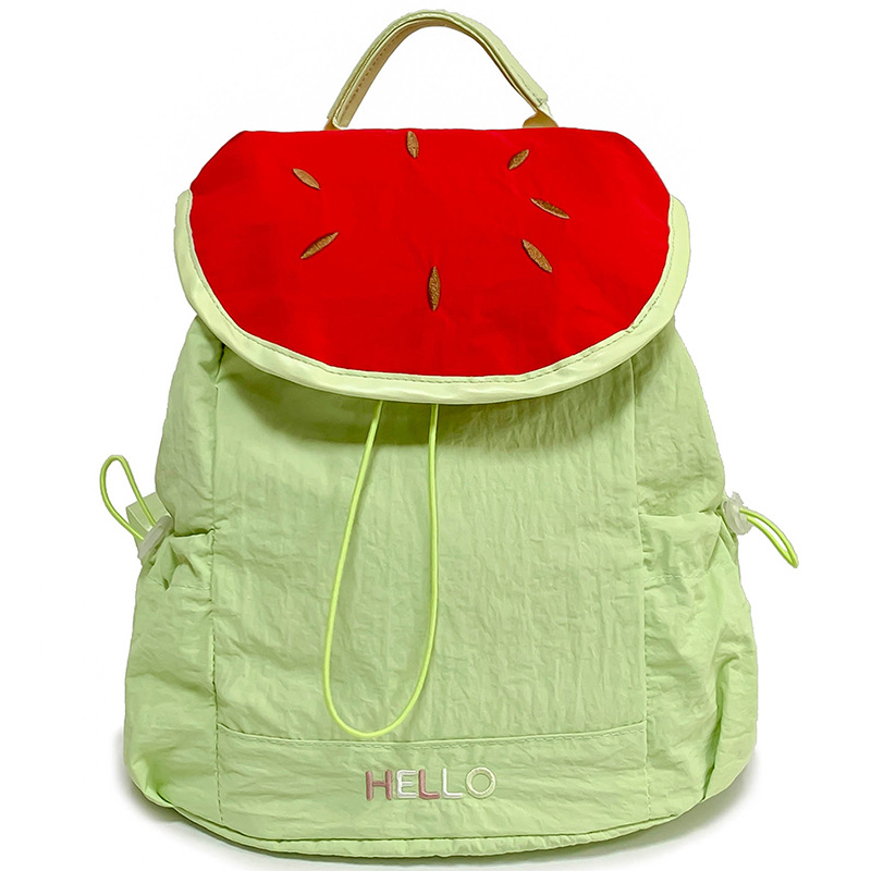 Bolsos infantiles transfronterizos frescos bolsos de fruta de dibujos animados al aire libre padres e hijos mochila de chicas de moda mochila de chicas