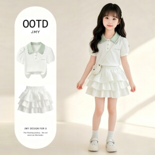 Ůͯ�ļ�POLO�����b2026�¿ͯ�������T��СŮ������ȹ�ɼ���