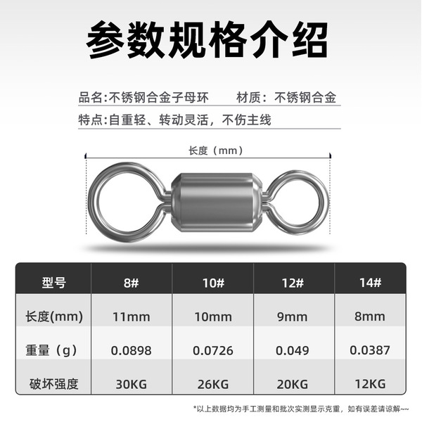Eight-shaped ring alloy sub-ring high-speed embossed black stainless…