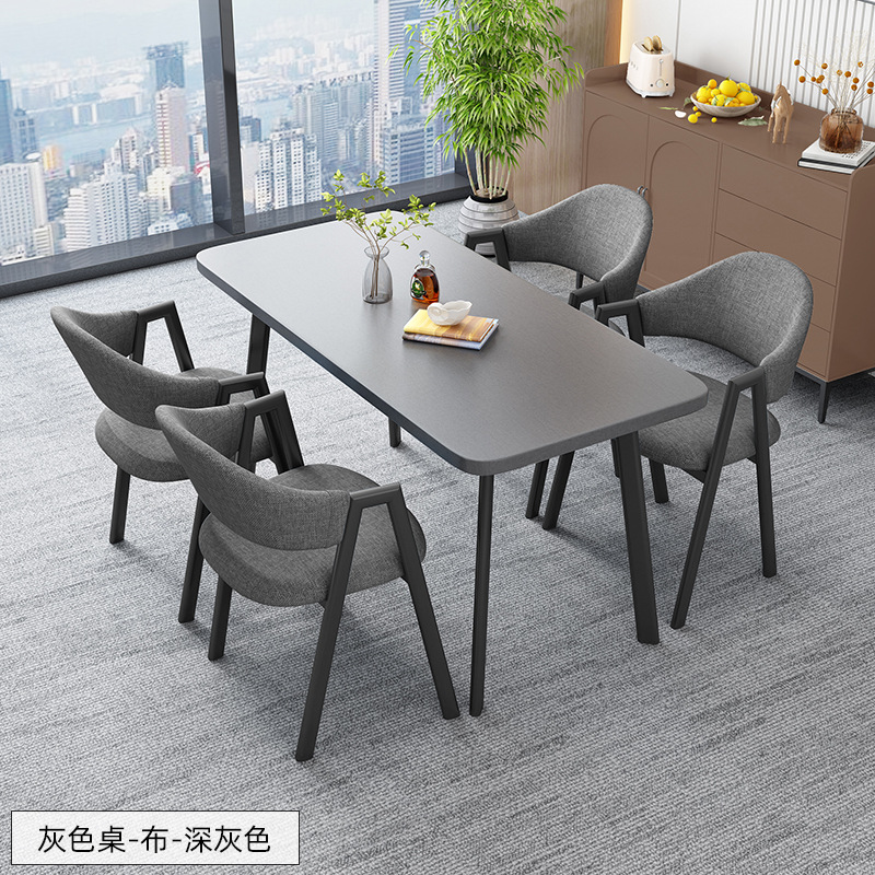 北欧の長方のテーブルは簡単で、業務的に接客します。