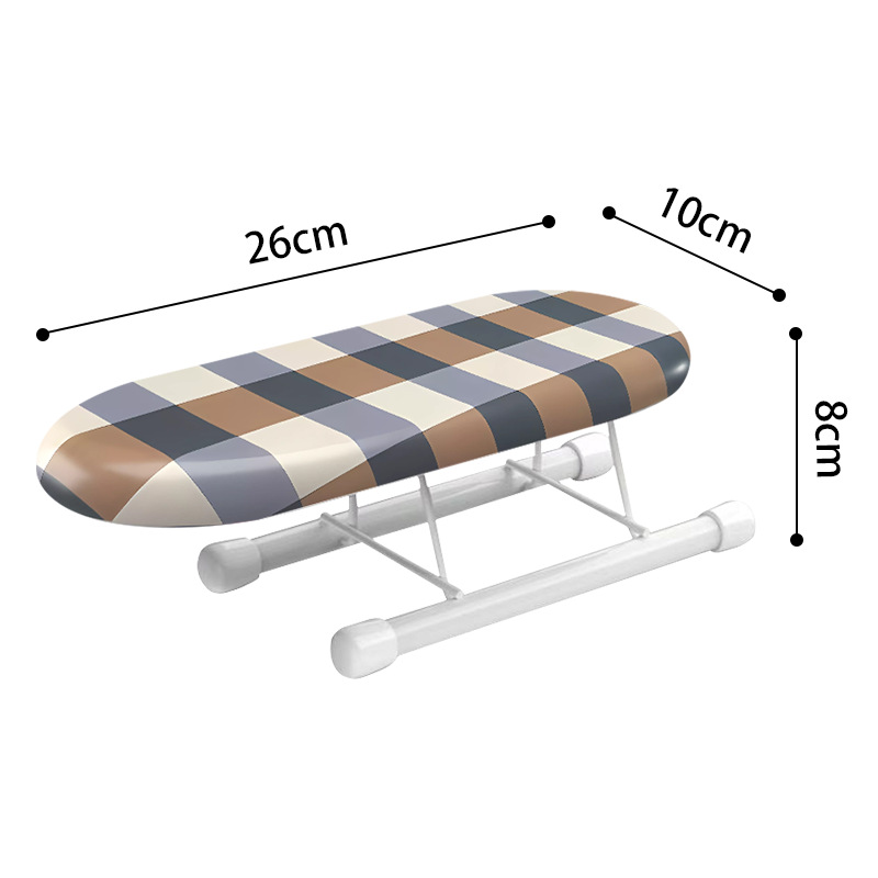 Mini hogar plegable manga de planchado rack escritorio tabla de planchar accesorios tabla de planchar portátil tamaño pequeño panel de la manga de planchado