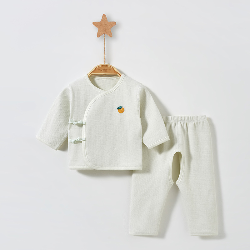 Ropa de bebé recién nacido primavera, otoño e invierno bebé recién nacido base monje caliente split ropa de otoño ropa de bebé ropa interior traje