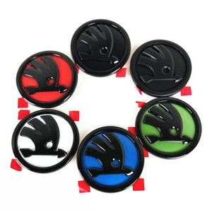 Skoda Ming Rui Jing Rui ön və arxa qara loqo 90MM 80MM