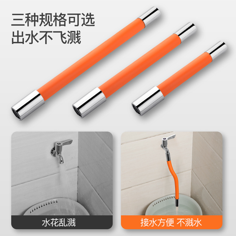 Grifo artefacto de agua a prueba de bajo precio, boquilla de rociador de extensión alargada, filtro universal, manguera de ducha de cocina de agua del grifo