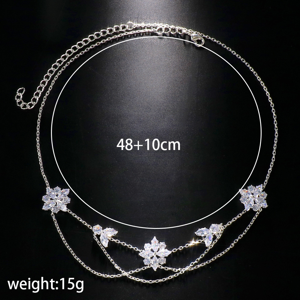 Vente chaude front sourcil chaîne lumière luxe tête chaîne cheveux accessoires européen et américain mariée coiffure accessoires pour femmes_voghion.com