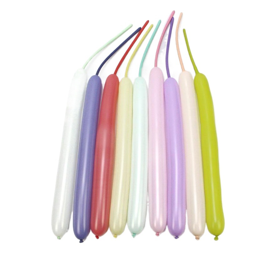 Macaron largo neto Globo Rojo 260 globo tejido modelado globo empuje globo de cumpleaños al por mayor