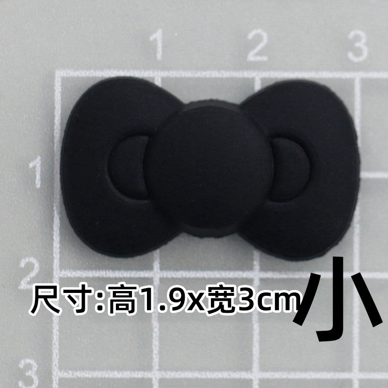 大小ケイティ KT 猫リボン DIY ソフトラバーアクセサリー立体ステッカースリッパ携帯電話ケース水カップ装飾ステッカー|undefined