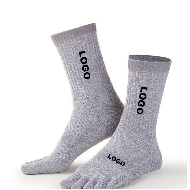 High-Quality Unisex Sports Running Merino Wool Crew Five-Toe Socks for Men and Women High-Quality Unisex Sports Running Merino Wool Crew Five-Toe Socks for Men and Women