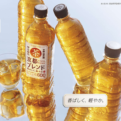 Japanese imported Suntory Itohigashi Futsuyuan Green Tea Blended Tea Beverage 600ml