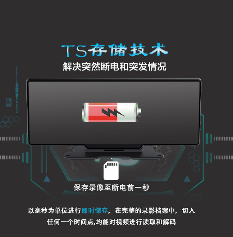 Wide-Screen Dashboard Dash Cam 1080P Reversing Voice-Controlled Android Ar Navigator Bluetooth Electronic Dog Remote Control
