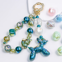 海家流星馬貝直孔無花果串珠扭紋珠手工diy飾品配件材料廠家批發