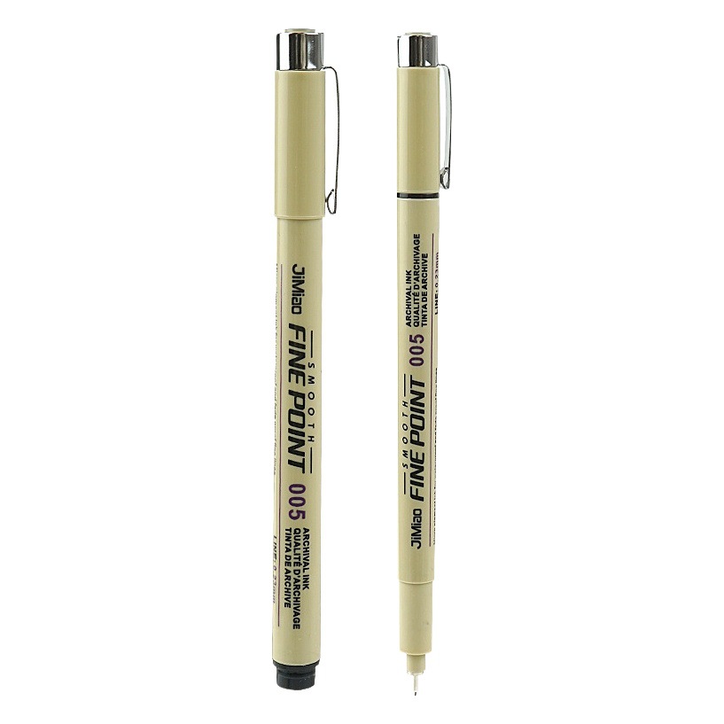 Sakura with needle tube drawing pen waterproof quick-drying oily black Gouline pen solid art painting pen wholesale