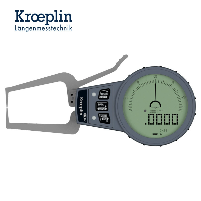 KROEPLIN outer diameter card gauge electronic digital display external test card gauge C015S